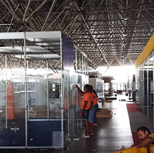 Montagens de stands para feiras e congressos